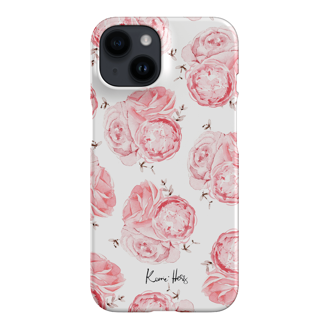 Peony Rose Printed Phone Cases iPhone 14 / Snap by Kerrie Hess - The Dairy