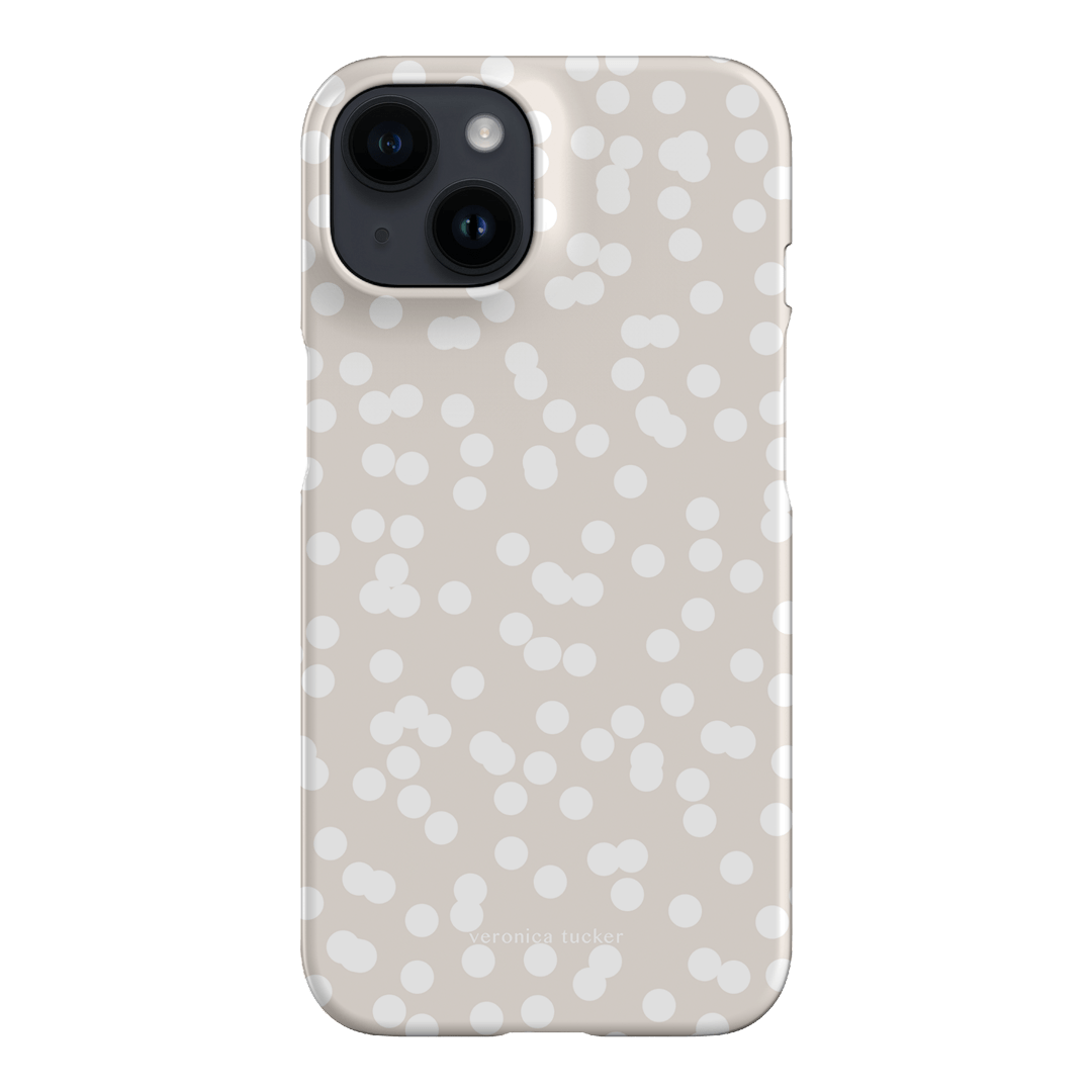 Mini Confetti White Printed Phone Cases iPhone 14 / Snap by Veronica Tucker - The Dairy