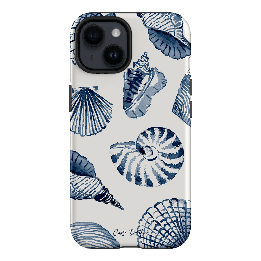 Blue Shells Printed Phone Cases iPhone 14 / Armoured by Cass Deller - The Dairy