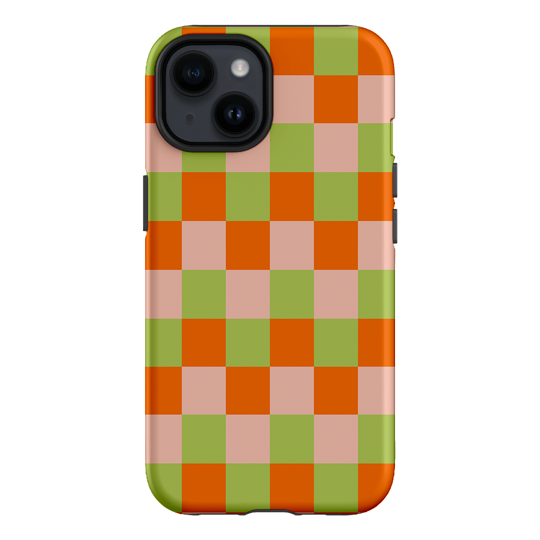 Checks in Summer Matte Case Matte Phone Cases iPhone 14 / Armoured by The Dairy - The Dairy