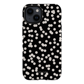 Mini Confetti Noir Printed Phone Cases iPhone 14 / Armoured by Veronica Tucker - The Dairy