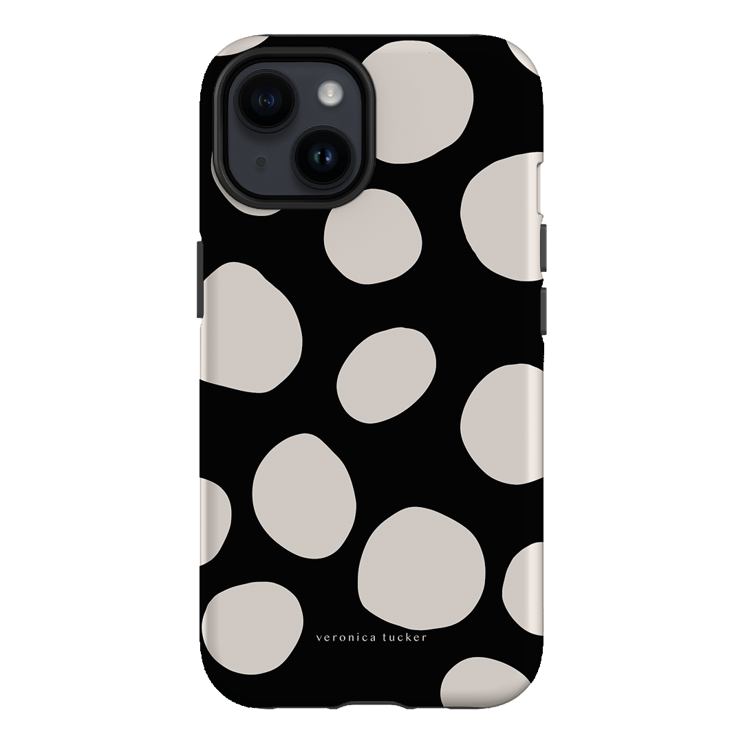 Pebbles Noir Printed Phone Cases iPhone 14 / Armoured by Veronica Tucker - The Dairy