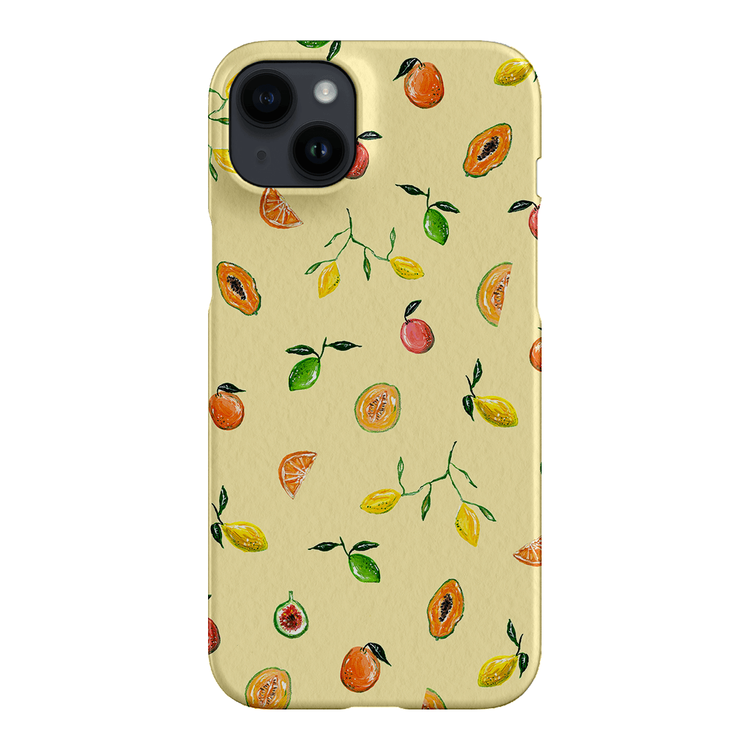 Golden Fruit Printed Phone Cases iPhone 14 Plus / Snap by BG. Studio - The Dairy