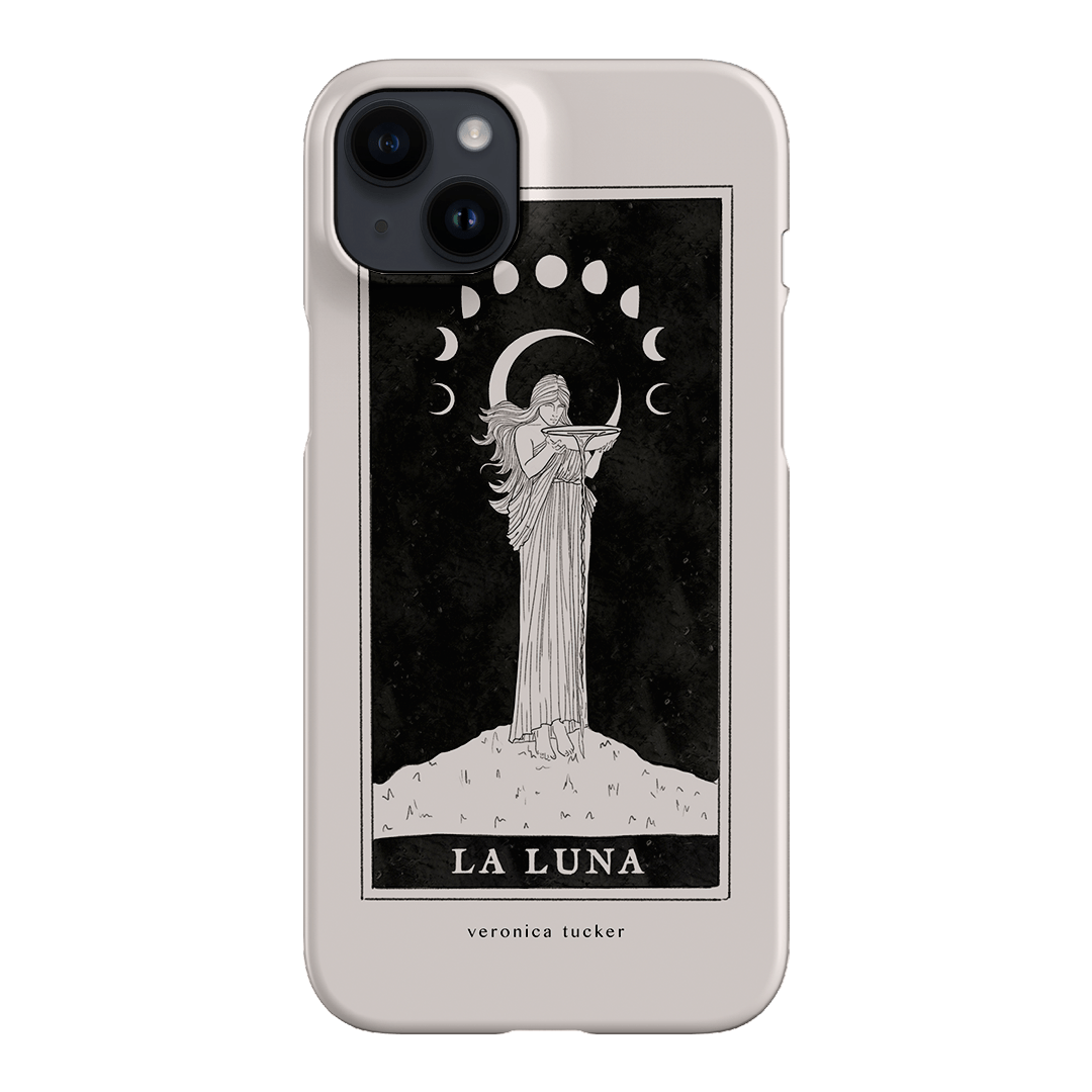 La Luna Tarot Card Printed Phone Cases iPhone 14 Plus / Snap by Veronica Tucker - The Dairy