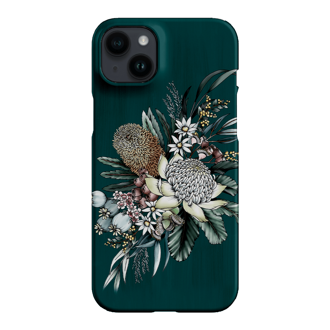 Teal Native Printed Phone Cases iPhone 14 Plus / Snap by Typoflora - The Dairy