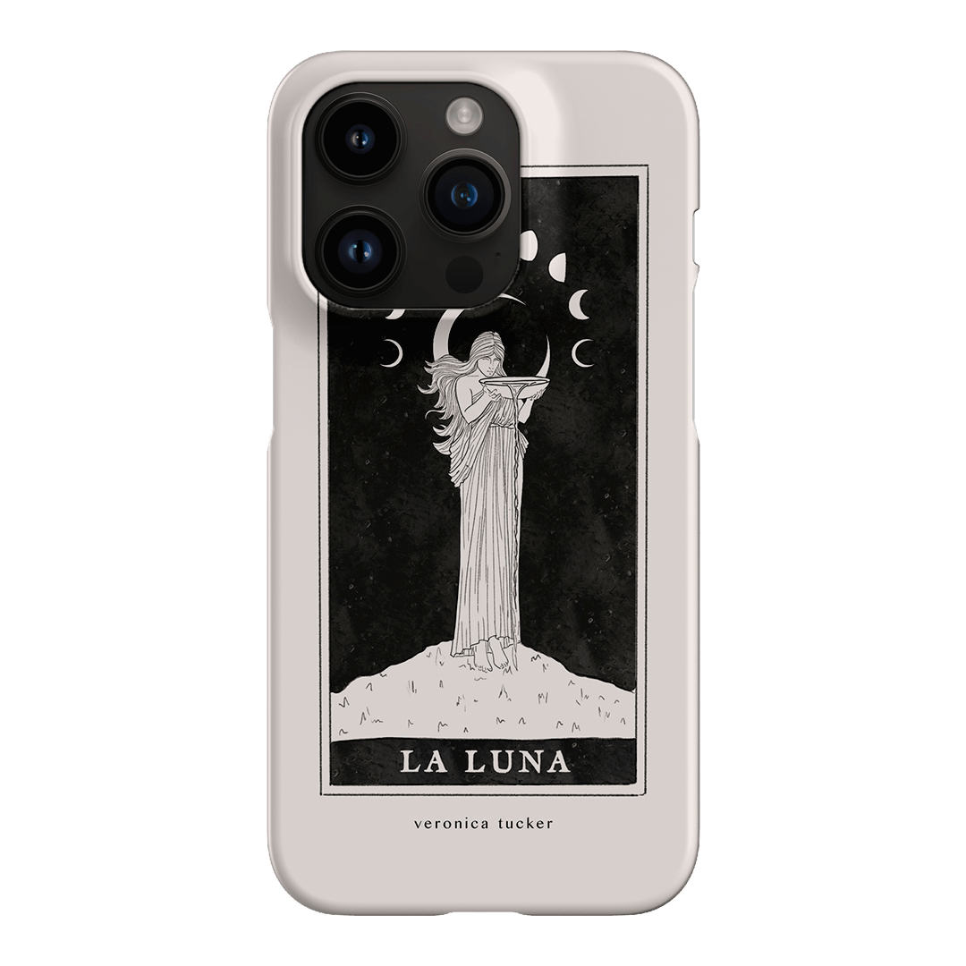 La Luna Tarot Card Printed Phone Cases iPhone 14 Pro / Snap by Veronica Tucker - The Dairy