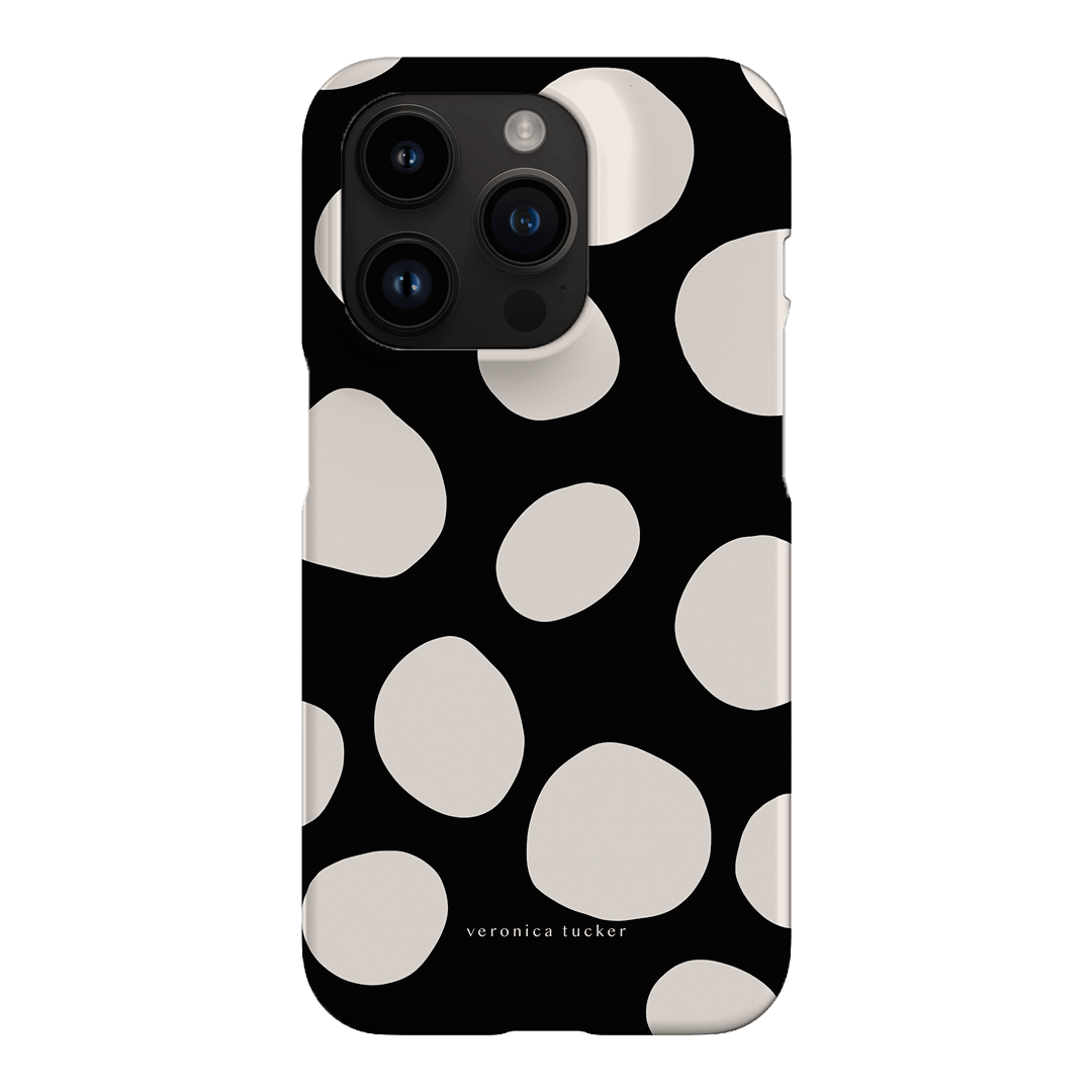 Pebbles Noir Printed Phone Cases iPhone 14 Pro / Snap by Veronica Tucker - The Dairy