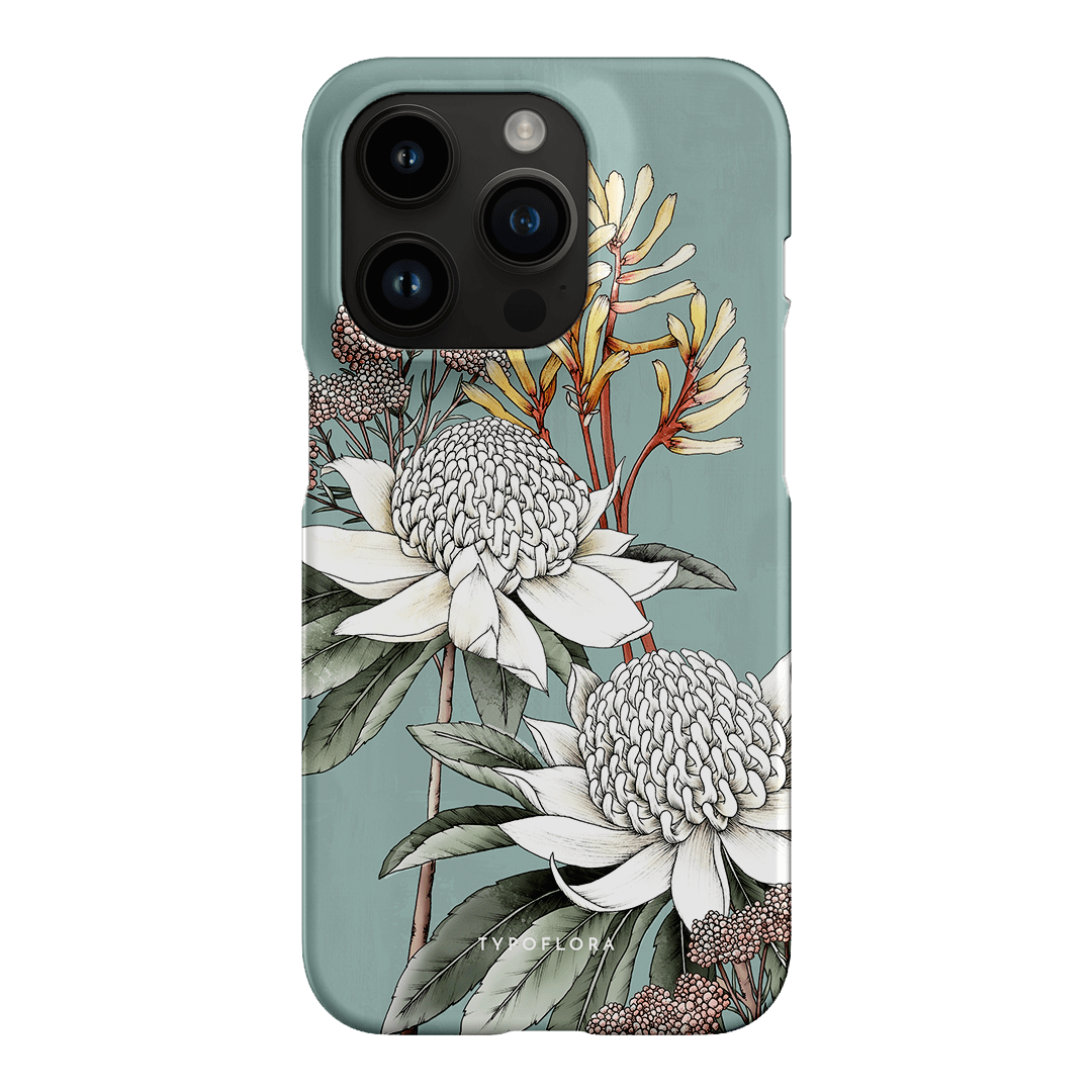 Waratah Printed Phone Cases iPhone 14 Pro / Snap by Typoflora - The Dairy