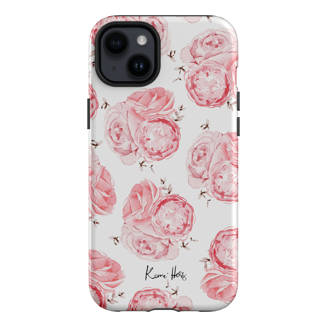 Peony Rose Printed Phone Cases iPhone 14 Plus / Armoured by Kerrie Hess - The Dairy
