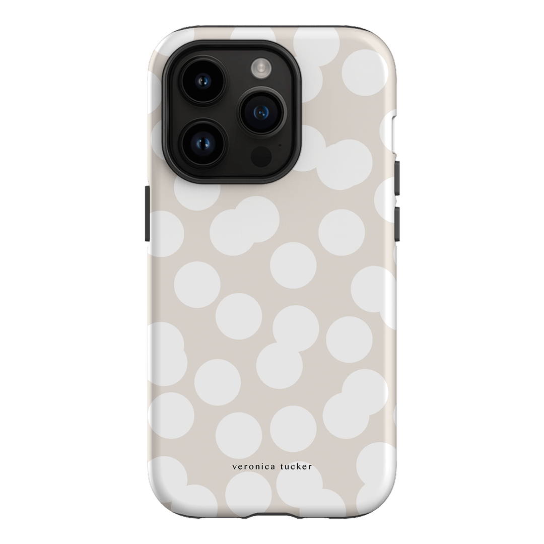 Confetti White Printed Phone Cases iPhone 14 Pro / Armoured by Veronica Tucker - The Dairy