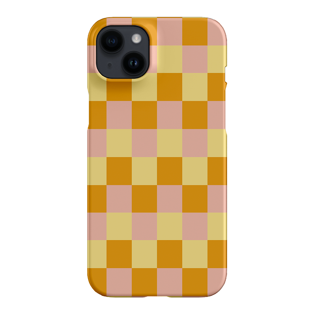 Checks in Fall Matte Case Matte Phone Cases iPhone 14 Plus / Snap by The Dairy - The Dairy