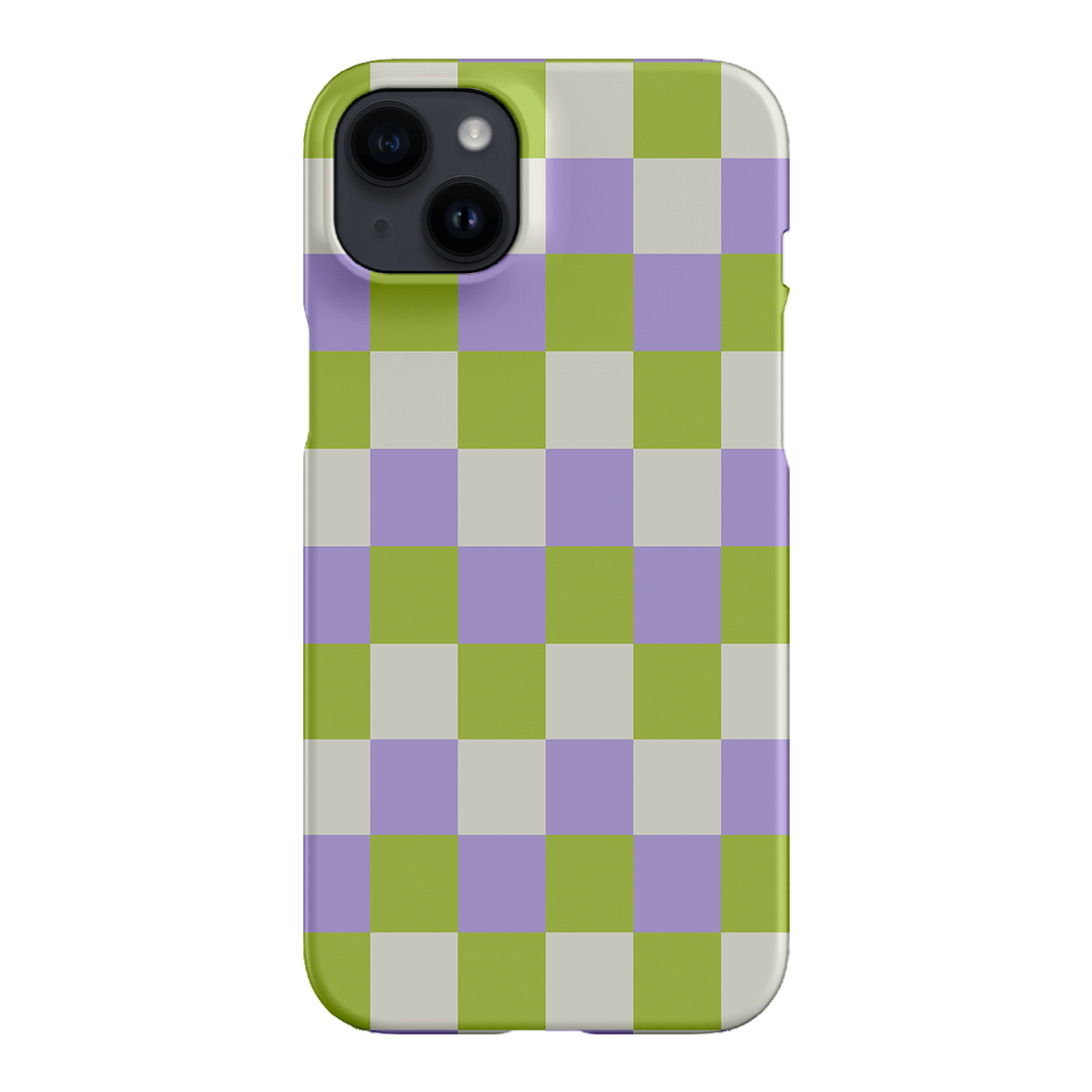Checks in Winter Matte Case Matte Phone Cases iPhone 14 Plus / Snap by The Dairy - The Dairy