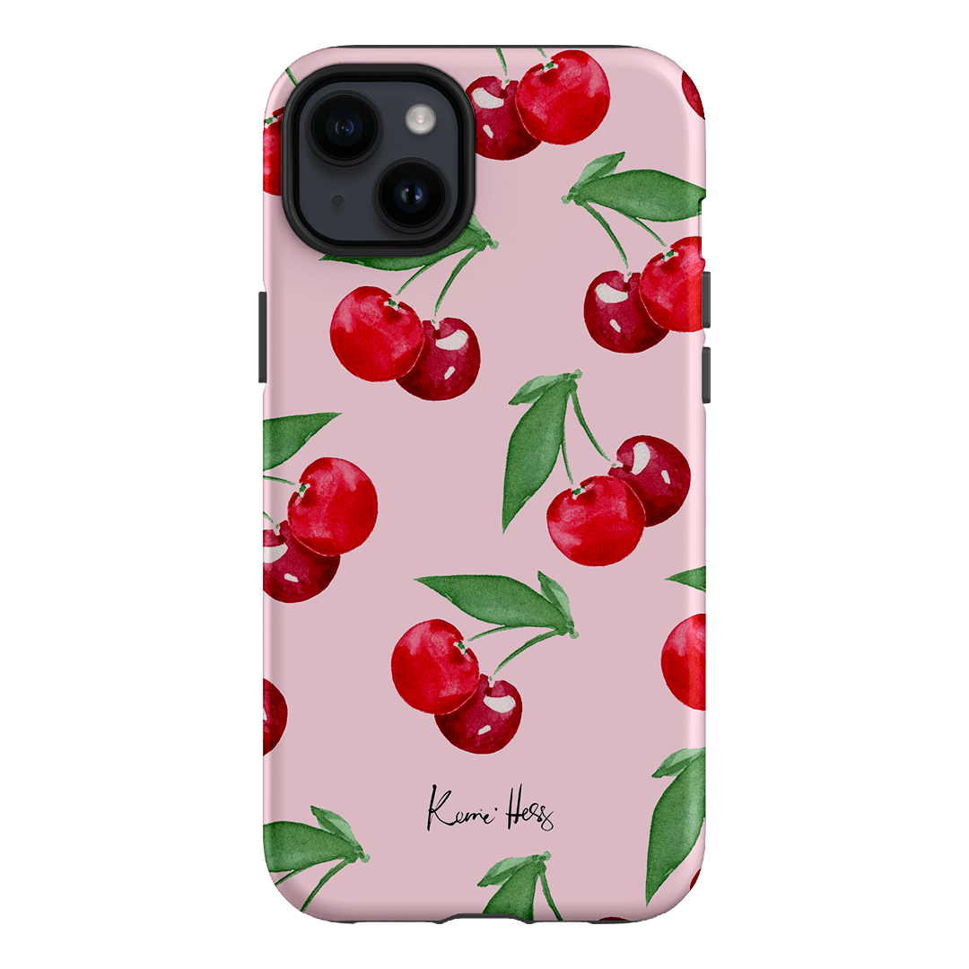 Cherry Rose Printed Phone Cases iPhone 14 Plus / Armoured by Kerrie Hess - The Dairy