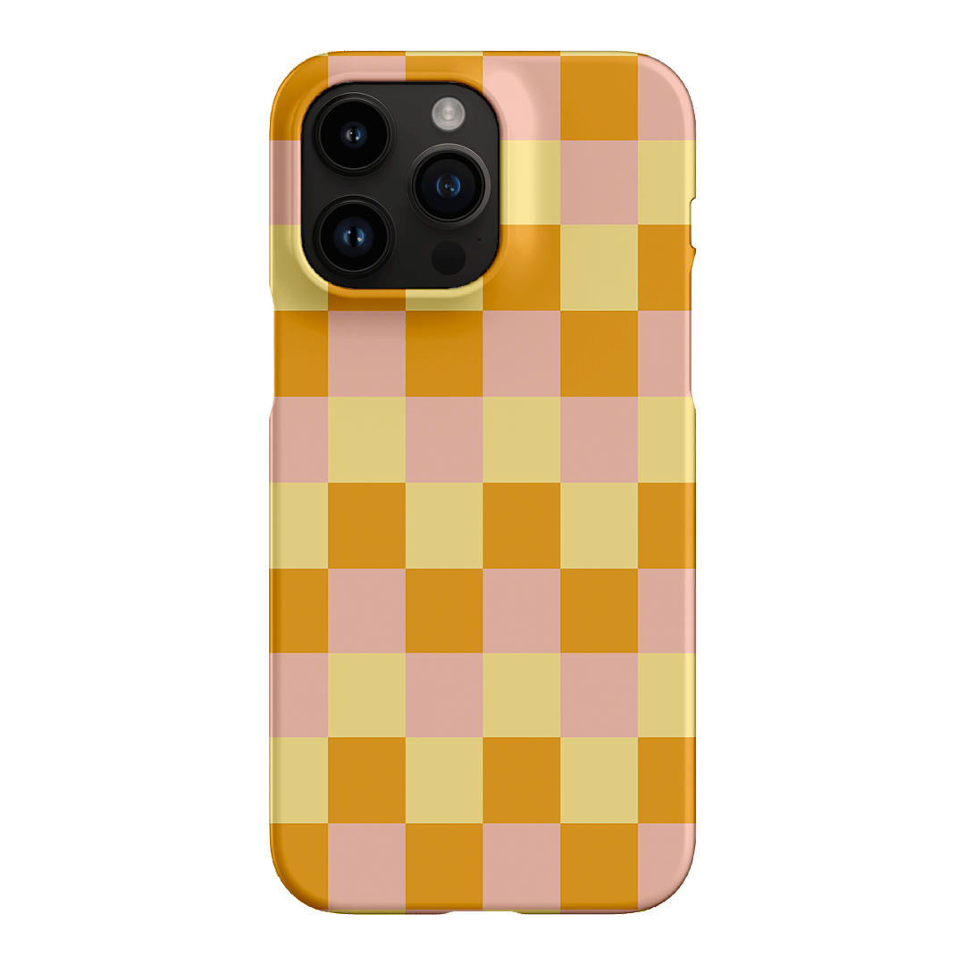 Checks in Fall Matte Case Matte Phone Cases iPhone 14 Pro Max / Snap by The Dairy - The Dairy