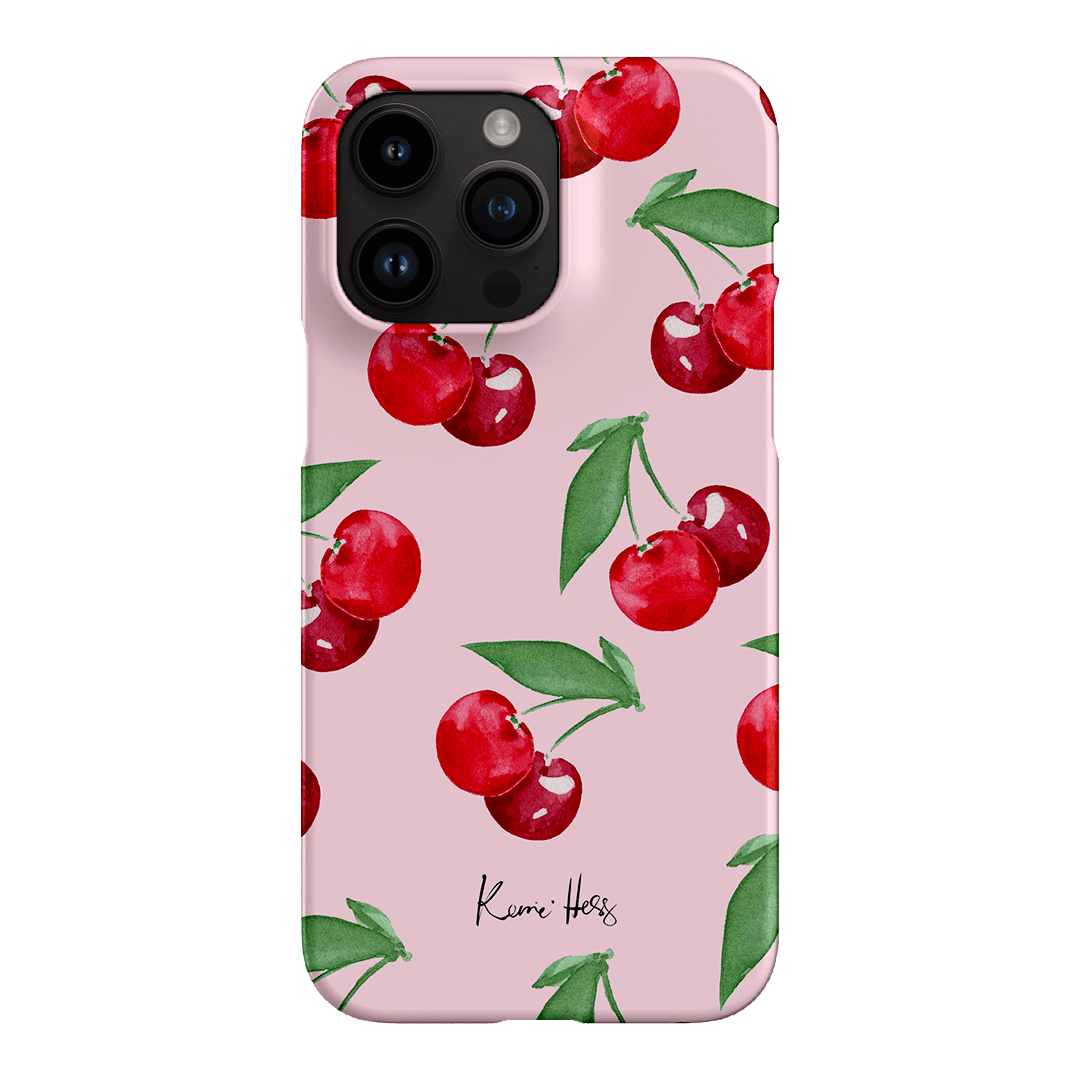 Cherry Rose Printed Phone Cases iPhone 14 Pro Max / Snap by Kerrie Hess - The Dairy