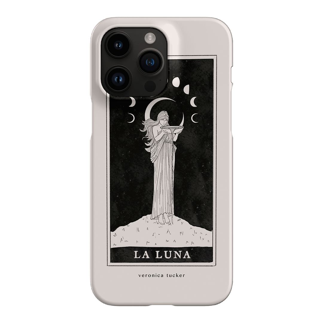 La Luna Tarot Card Printed Phone Cases iPhone 14 Pro Max / Snap by Veronica Tucker - The Dairy