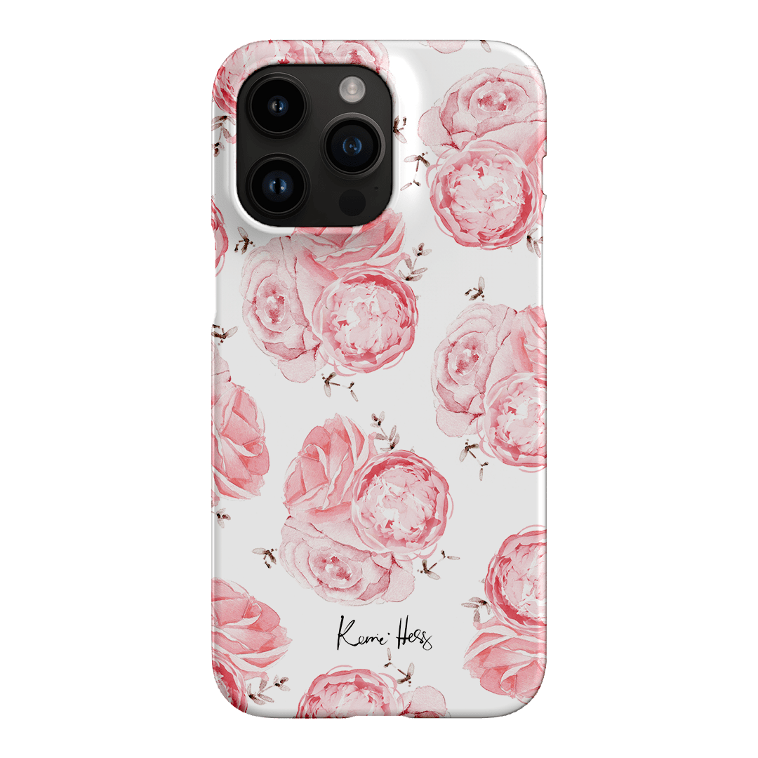 Peony Rose Printed Phone Cases iPhone 14 Pro Max / Snap by Kerrie Hess - The Dairy