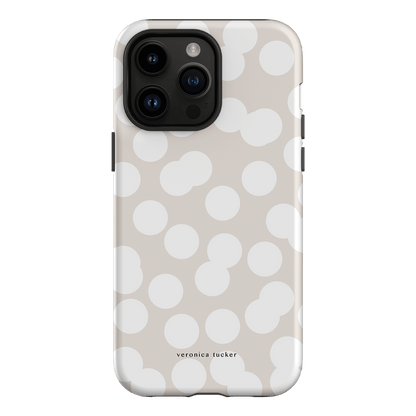 Confetti White Printed Phone Cases iPhone 14 Pro Max / Armoured by Veronica Tucker - The Dairy