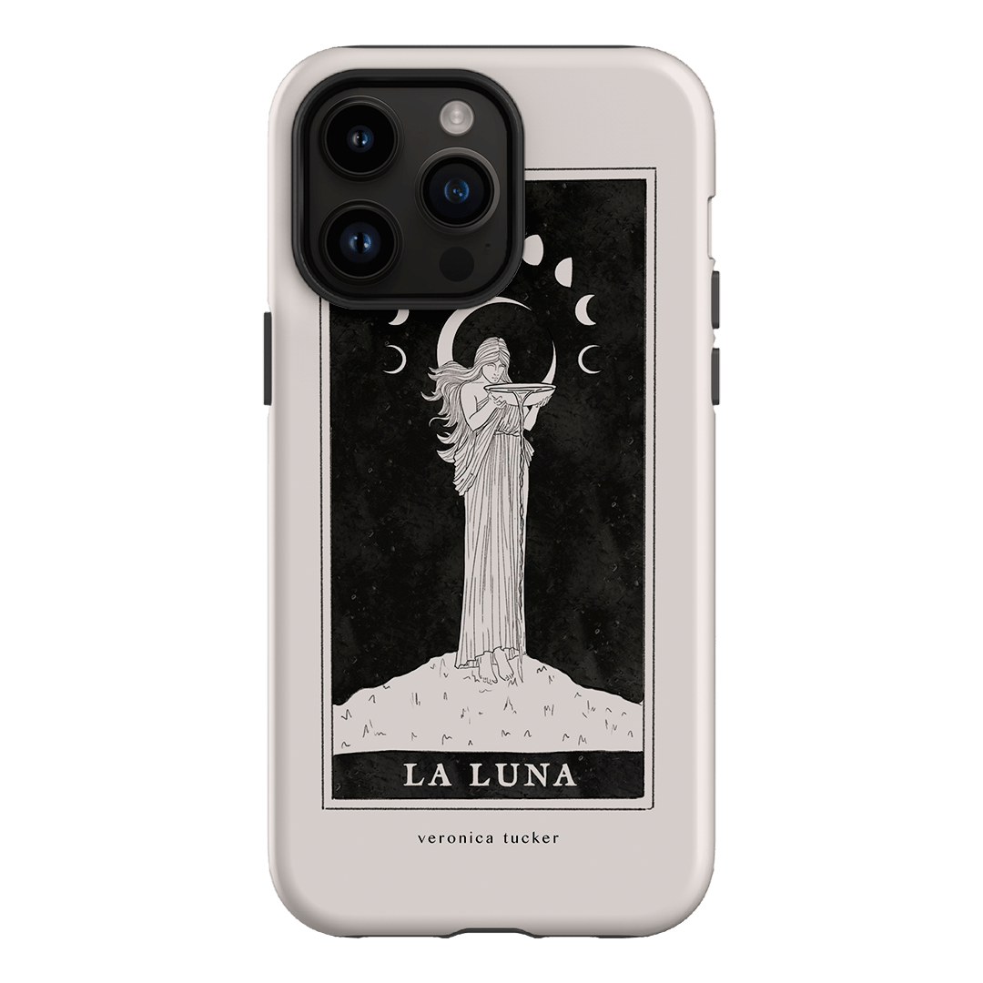 La Luna Tarot Card Printed Phone Cases iPhone 14 Pro Max / Armoured by Veronica Tucker - The Dairy