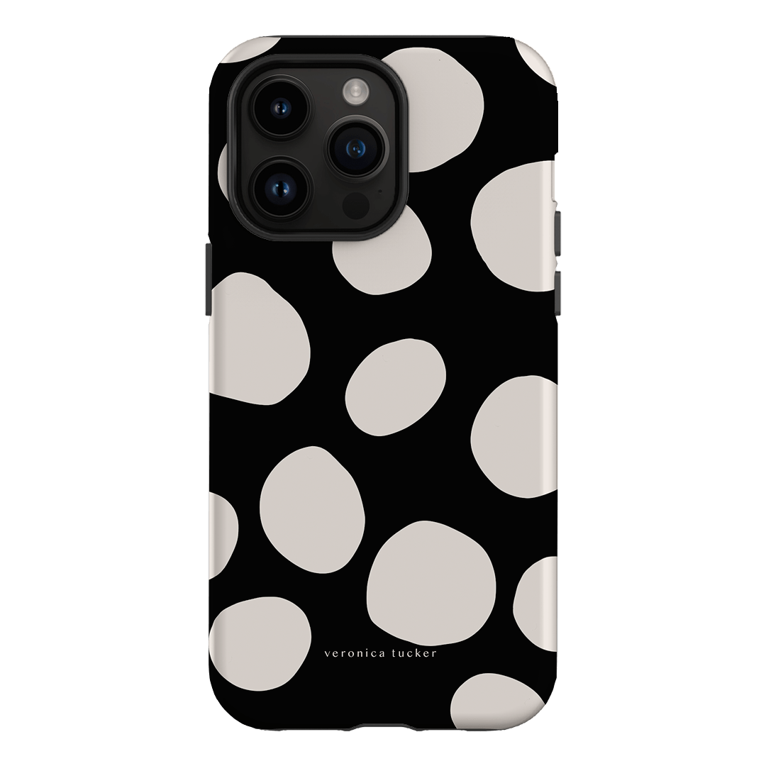 Pebbles Noir Printed Phone Cases iPhone 14 Pro Max / Armoured by Veronica Tucker - The Dairy