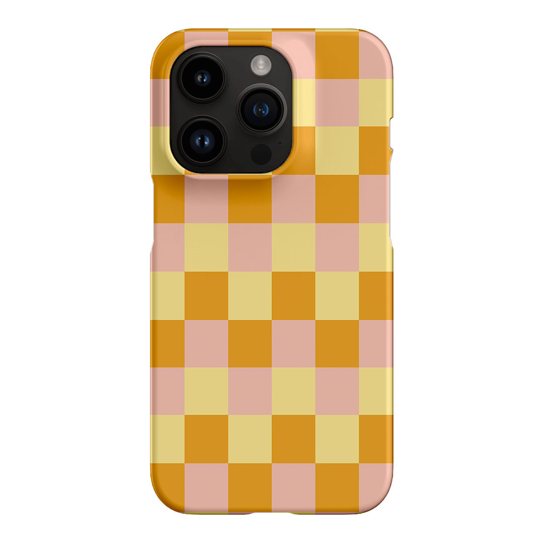 Checks in Fall Matte Case Matte Phone Cases iPhone 14 Pro / Snap by The Dairy - The Dairy