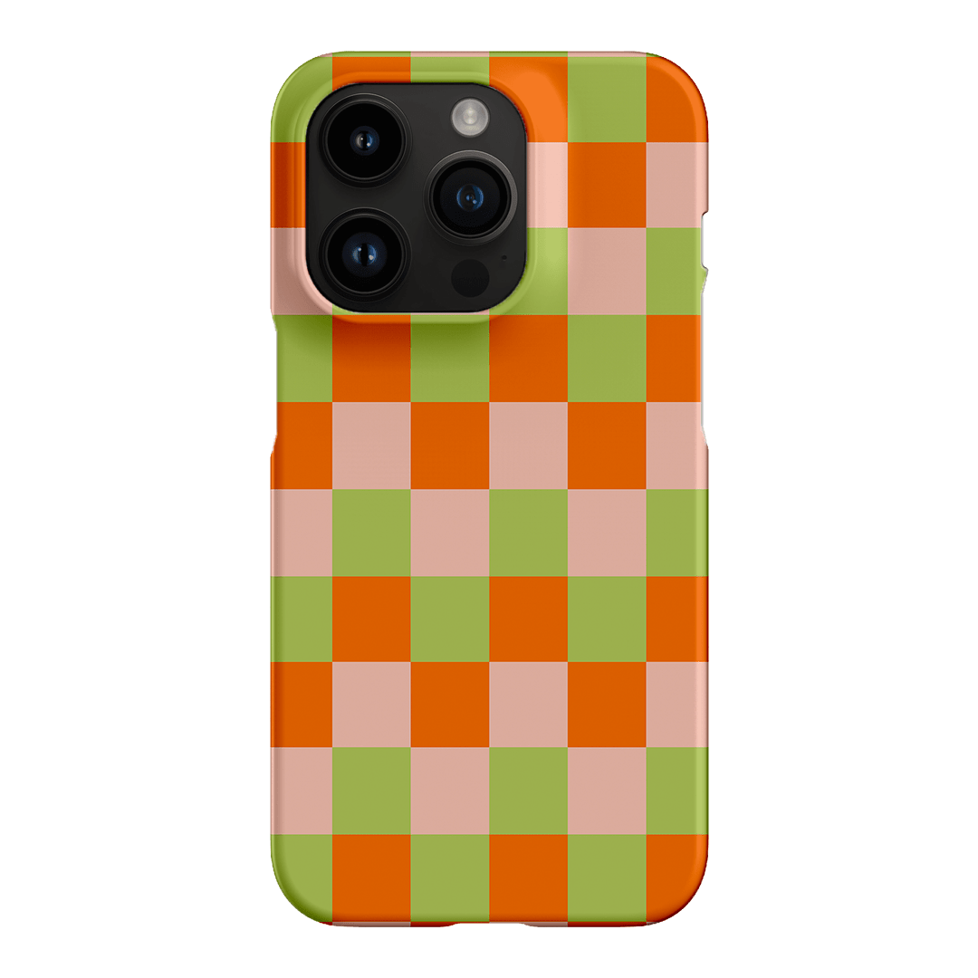 Checks in Summer Matte Case Matte Phone Cases iPhone 14 Pro / Snap by The Dairy - The Dairy