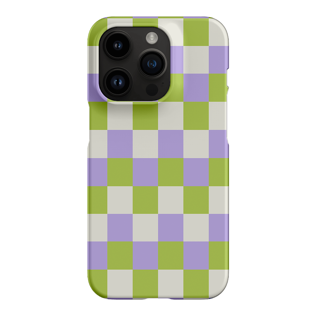 Checks in Winter Matte Case Matte Phone Cases iPhone 14 Pro / Snap by The Dairy - The Dairy