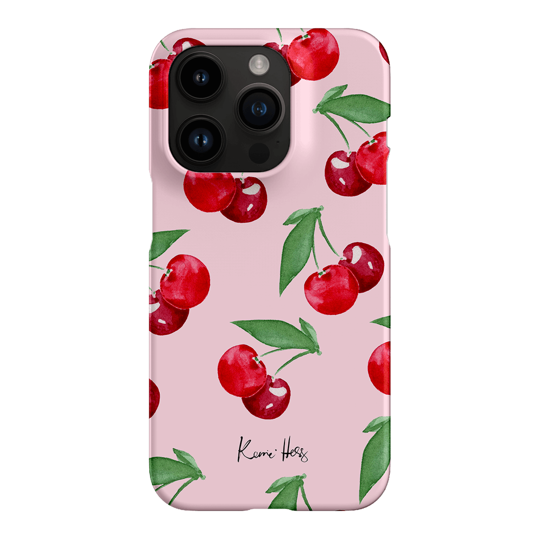Cherry Rose Printed Phone Cases iPhone 14 Pro / Snap by Kerrie Hess - The Dairy