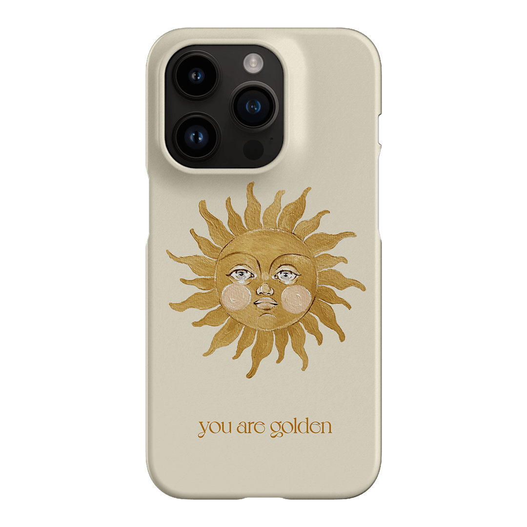 You Are Golden Printed Phone Cases iPhone 14 Pro / Snap by Brigitte May - The Dairy