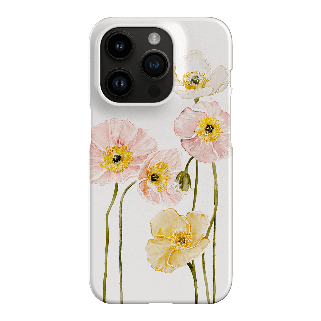 Poppies Printed Phone Cases iPhone 14 Pro / Snap by Brigitte May - The Dairy