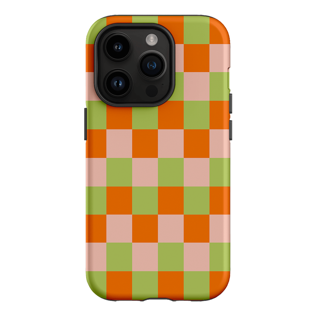 Checks in Summer Matte Case Matte Phone Cases iPhone 14 Pro / Armoured by The Dairy - The Dairy