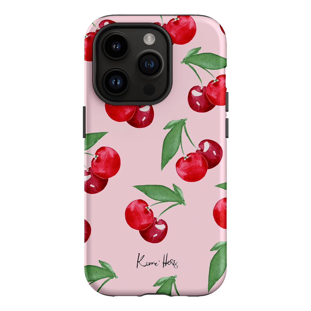 Cherry Rose Printed Phone Cases iPhone 14 Pro / Armoured by Kerrie Hess - The Dairy