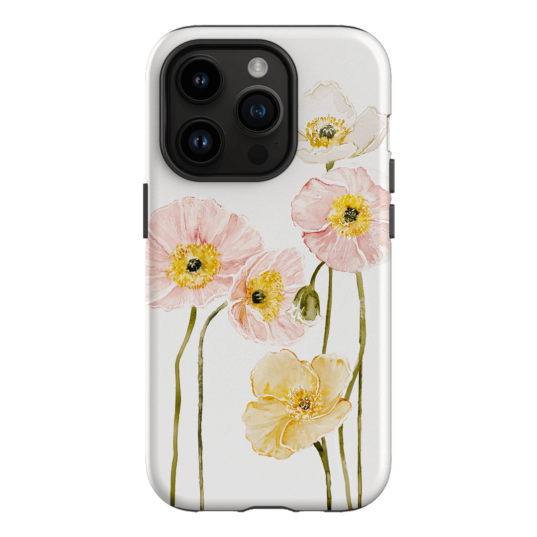 Poppies Printed Phone Cases iPhone 14 Pro / Armoured by Brigitte May - The Dairy