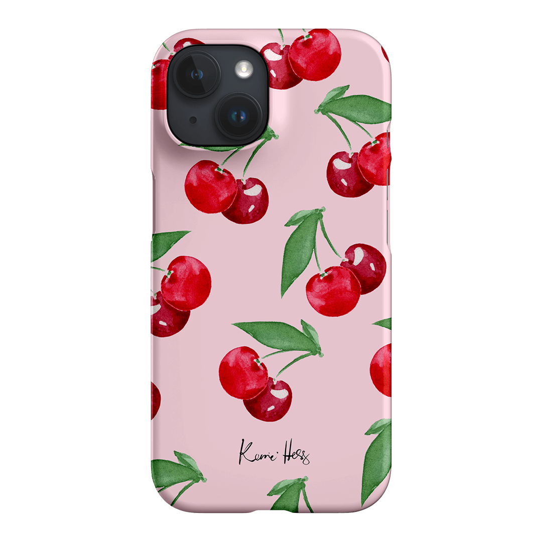 Cherry Rose Printed Phone Cases iPhone 15 / Snap by Kerrie Hess - The Dairy
