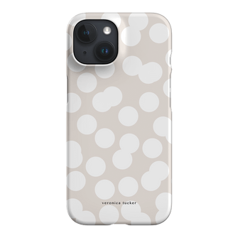 Confetti White Printed Phone Cases iPhone 15 / Armoured by Veronica Tucker - The Dairy