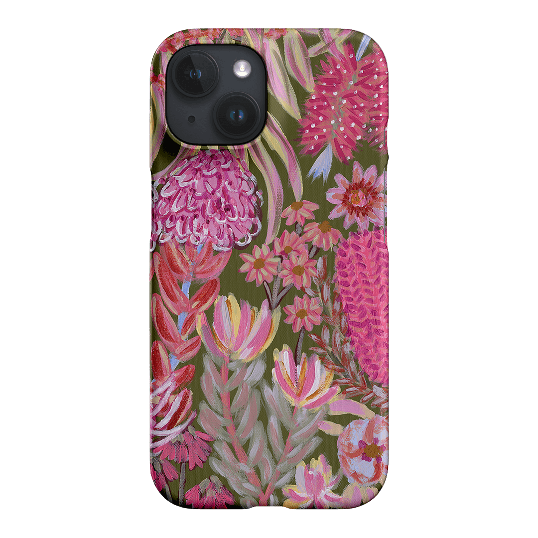 Floral Island Printed Phone Cases iPhone 15 / Snap by Amy Gibbs - The Dairy