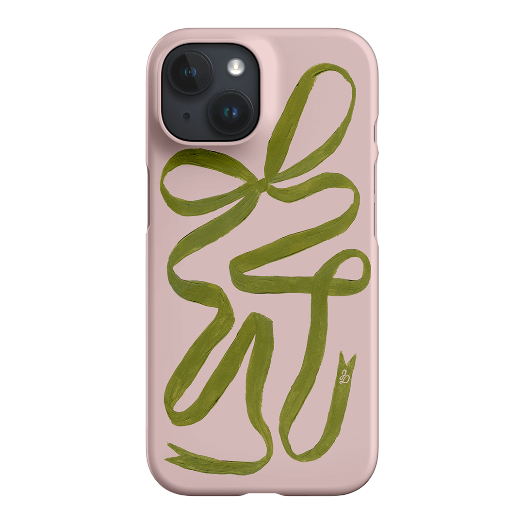 Garden Ribbon Printed Phone Cases iPhone 15 / Snap by Jasmine Dowling - The Dairy