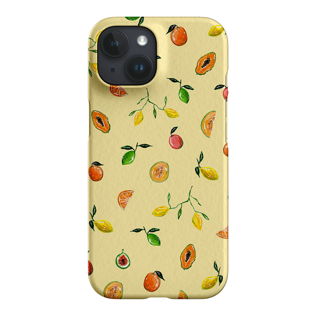 Golden Fruit Printed Phone Cases iPhone 15 / Snap by BG. Studio - The Dairy