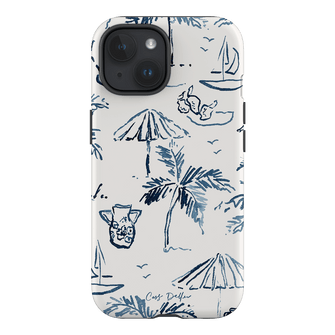 Balmy Blue Printed Phone Cases iPhone 15 / Armoured by Cass Deller - The Dairy
