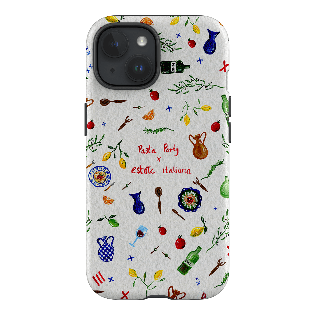 Pasta Party Printed Phone Cases iPhone 15 / Armoured by BG. Studio - The Dairy