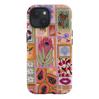Checked Flower Phone Case available in iPhone & Android 
