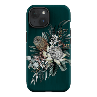 Teal Native Printed Phone Cases iPhone 15 / Armoured by Typoflora - The Dairy