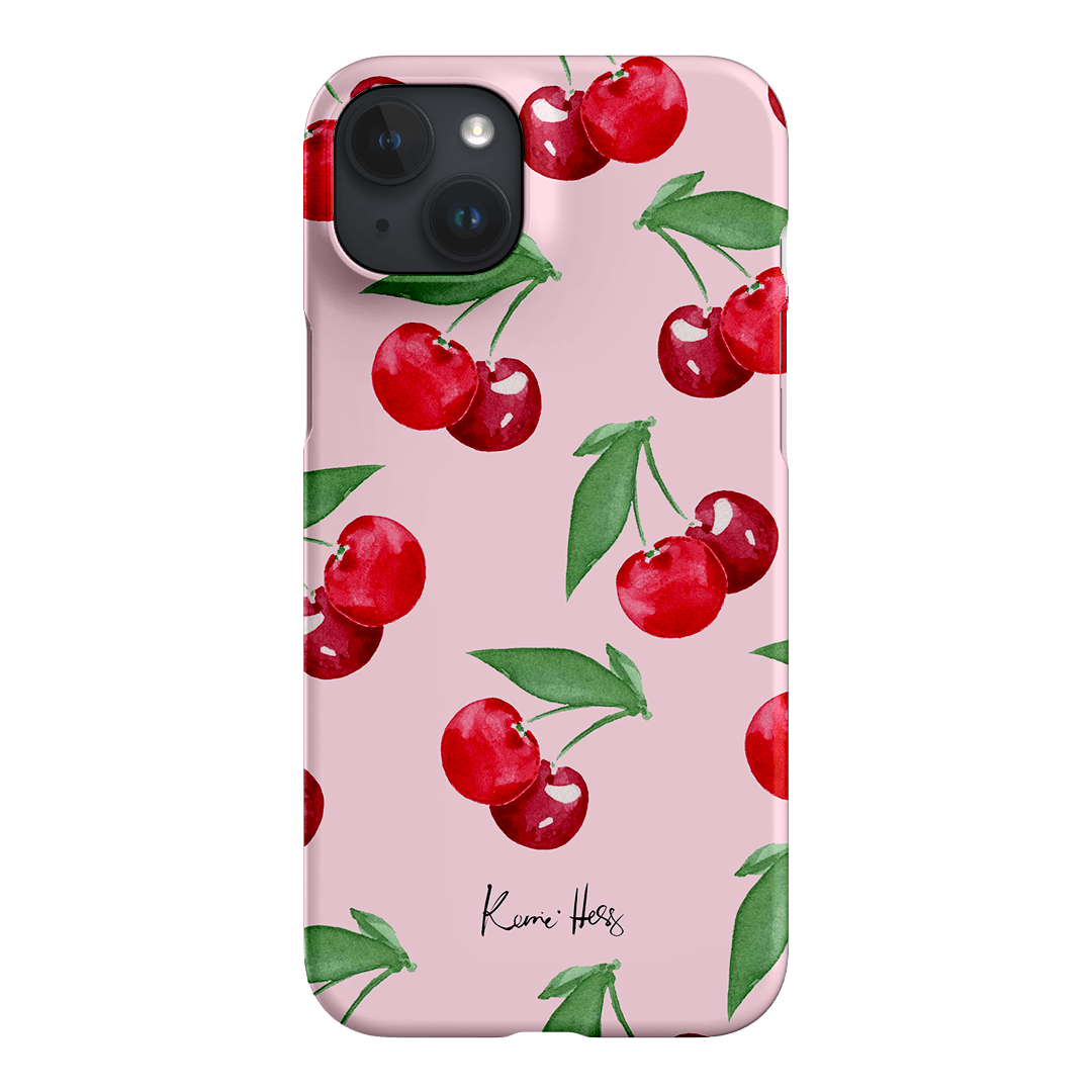 Cherry Rose Printed Phone Cases iPhone 15 Plus / Snap by Kerrie Hess - The Dairy