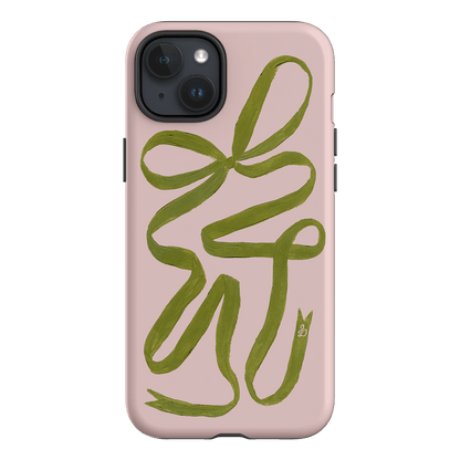 Garden Ribbon Printed Phone Cases iPhone 15 Plus / Armoured by Jasmine Dowling - The Dairy