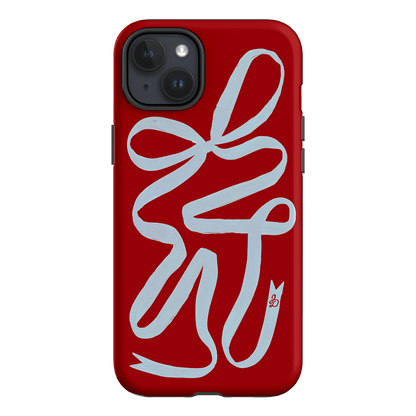 Cottage Ribbon Printed Phone Cases iPhone 15 Plus / Armoured by Jasmine Dowling - The Dairy