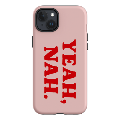 Yeah Nah Printed Phone Cases iPhone 15 Plus / Armoured by Jasmine Dowling - The Dairy