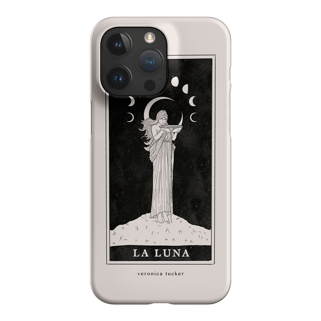 La Luna Tarot Card Printed Phone Cases iPhone 15 Pro Max / Snap by Veronica Tucker - The Dairy