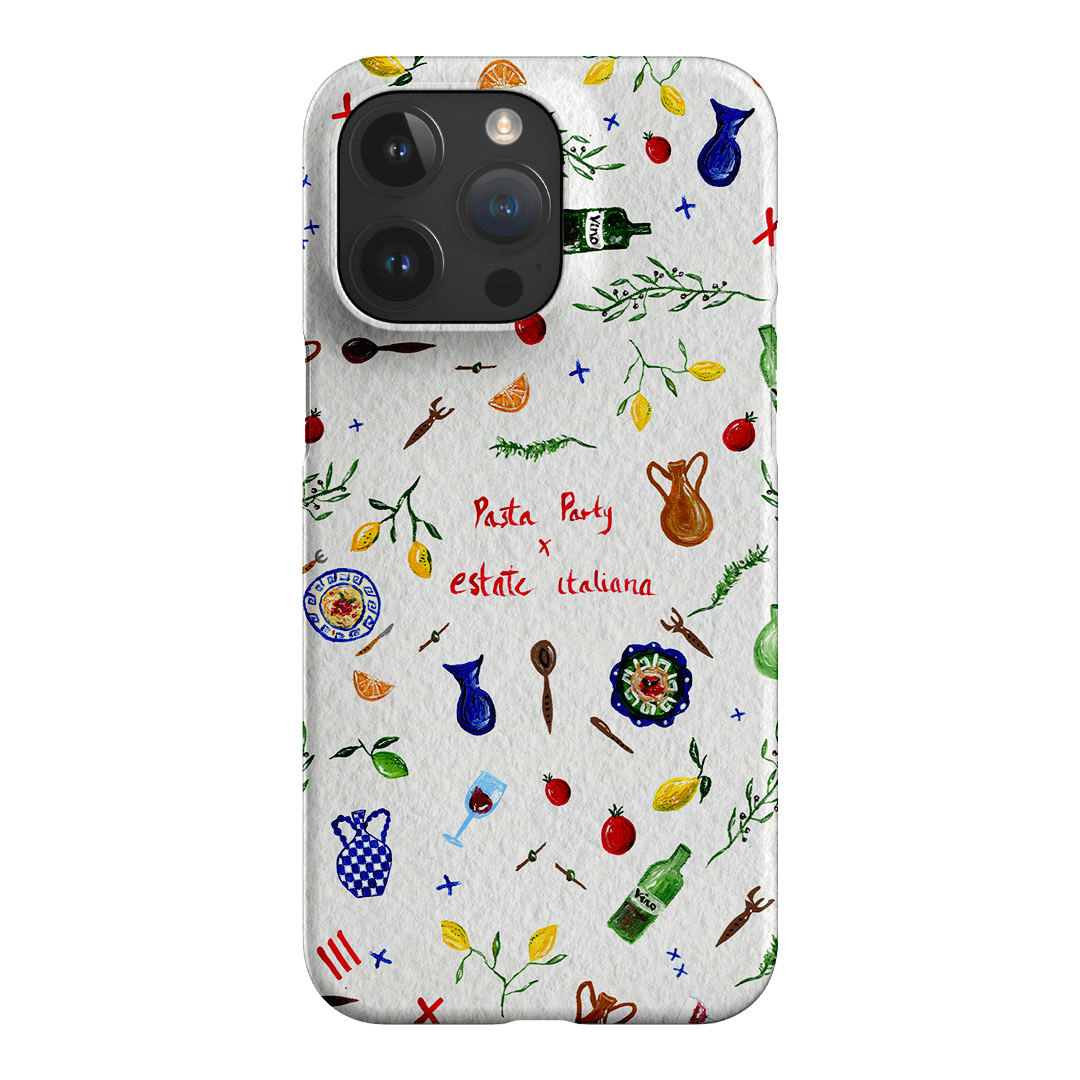 Pasta Party Printed Phone Cases iPhone 15 Pro Max / Snap by BG. Studio - The Dairy