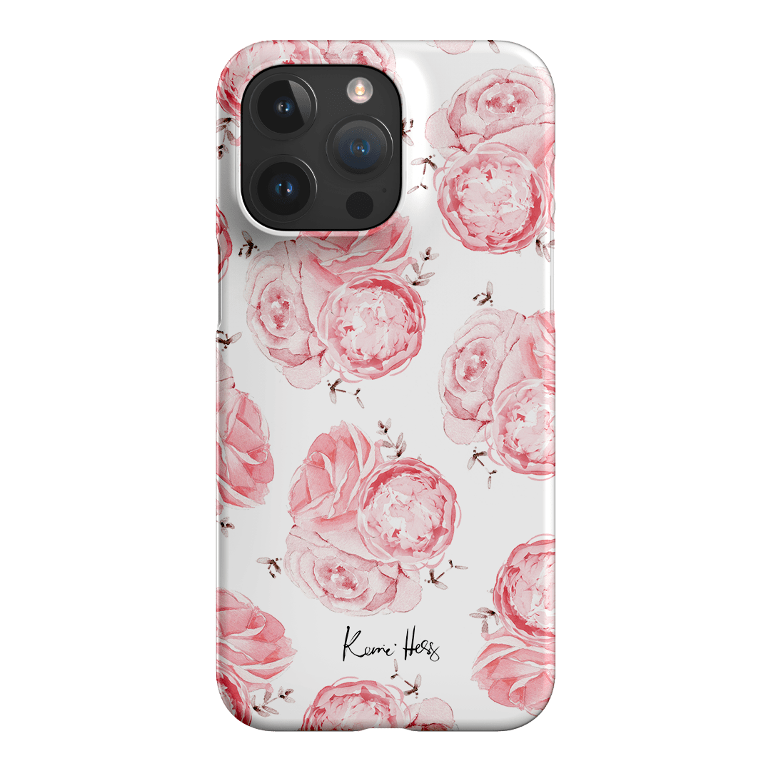Peony Rose Printed Phone Cases iPhone 15 Pro Max / Snap by Kerrie Hess - The Dairy