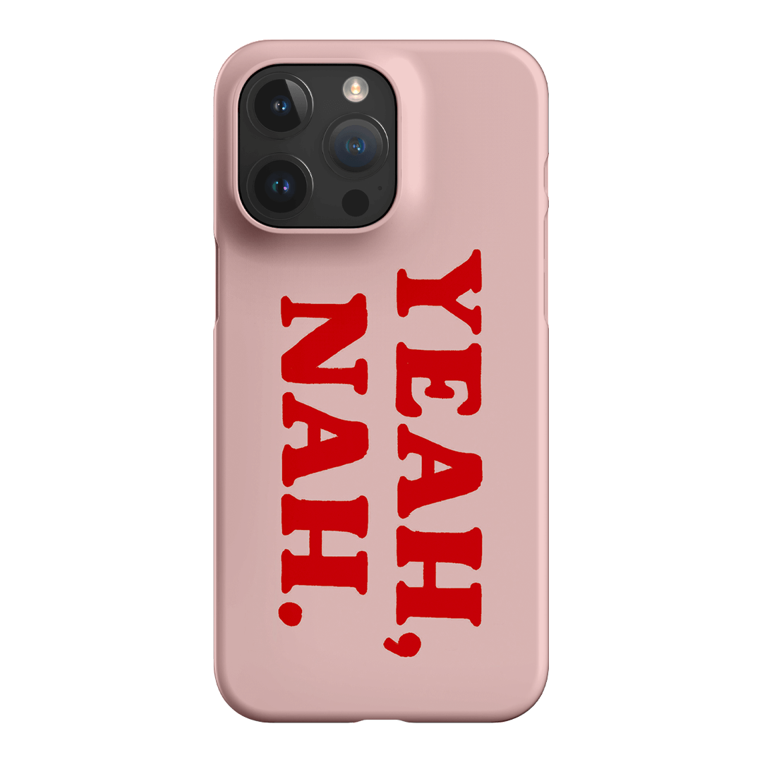 Yeah Nah Printed Phone Cases iPhone 15 Pro Max / Snap by Jasmine Dowling - The Dairy